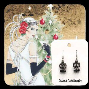 Handcrafted Vintage Inspired Beaded Chandelier Earrings